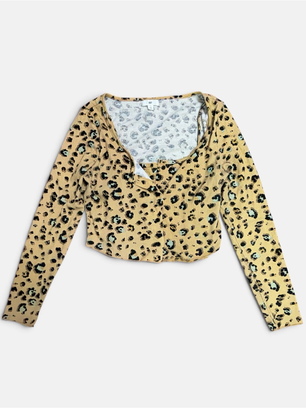 BP cropped ribbed cardigan & camisole set